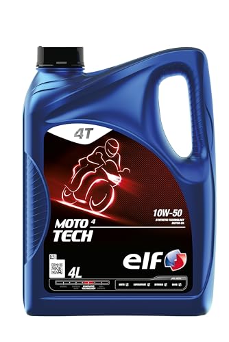 Amazon | エルフ(ELF) エンジンオイル MOTO 4 TECH 10W-50 バイク用 全